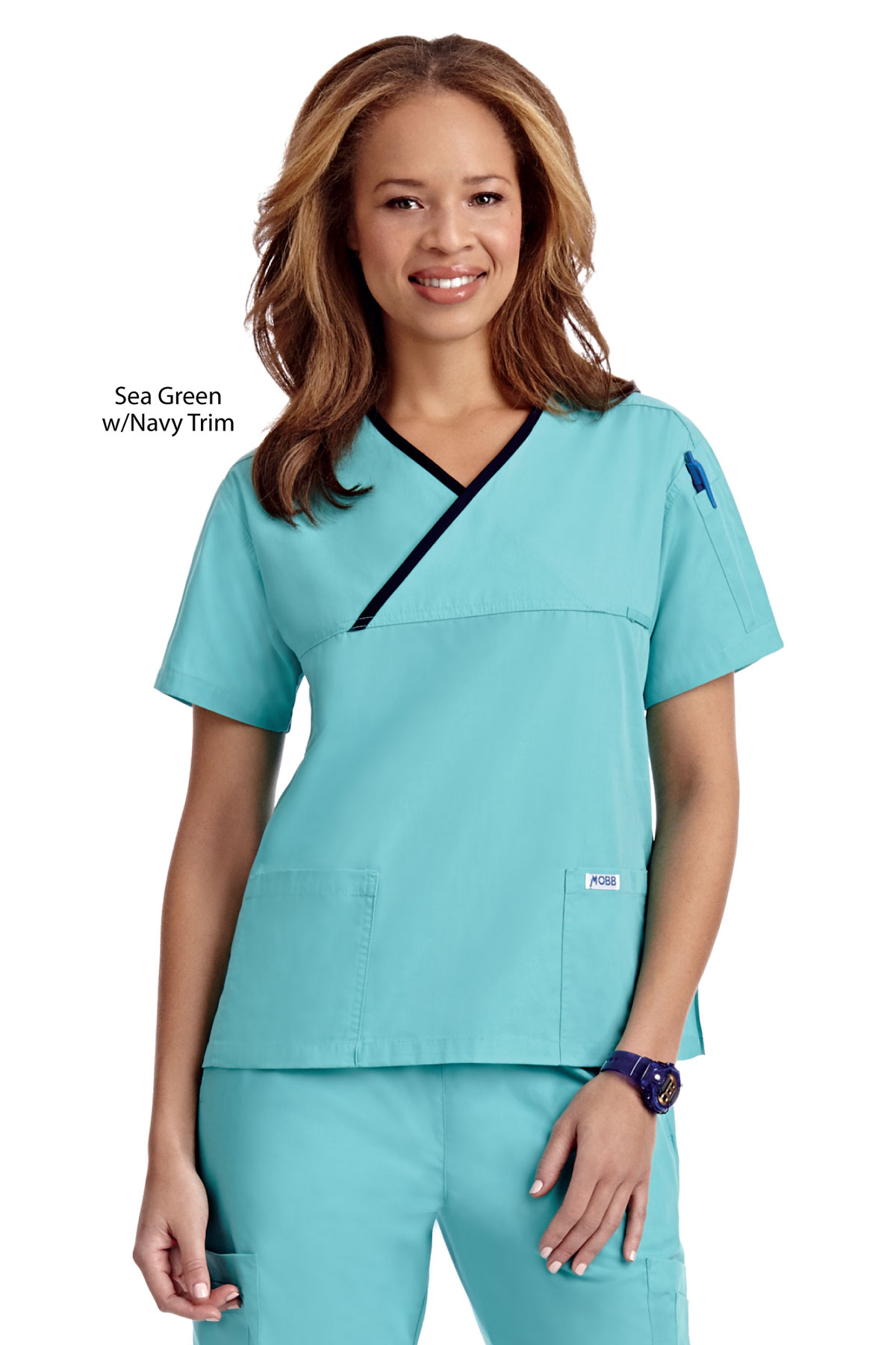 Unisex Criss Cross Scrub Top Ramy Hill Vancouver Custom Menu Covers & Uniforms