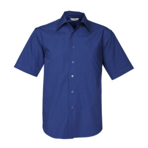 Men's Metro Solid Colour Poplin S/S Shirt (premium colours)